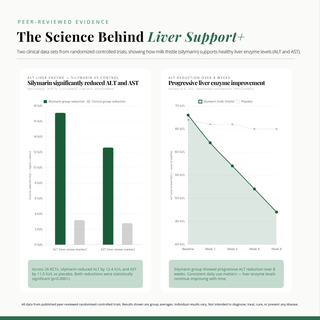 Liver Support+ | 120 Veg Capsules | Advanced Liver Support Formula