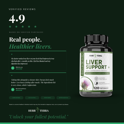 Liver Support+ | 120 Veg Capsules | Advanced Liver Support Formula