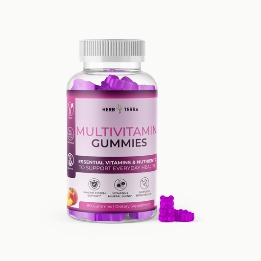 Multivitamin Gummies | 60 Gummies | Complete Daily Nutrition (Gummy Colour May Vary)